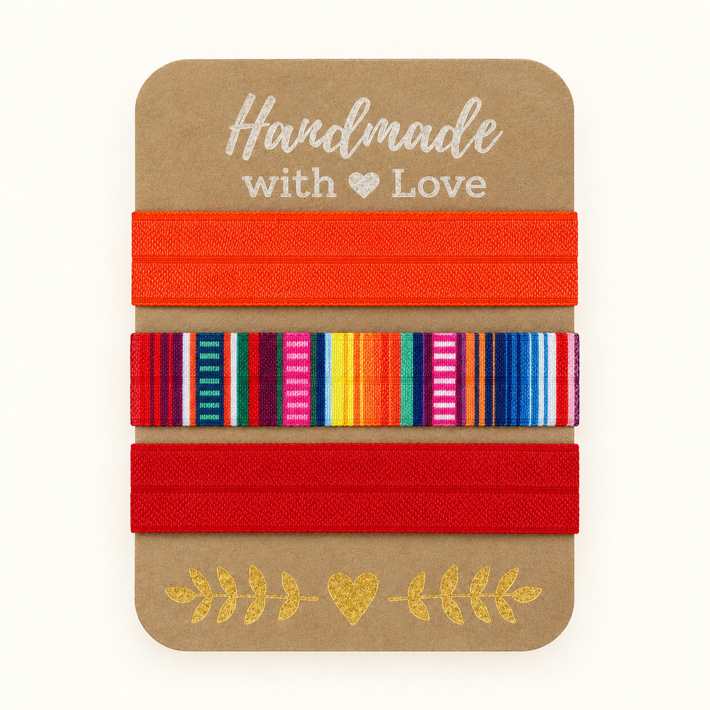 Haarbänder-Sets in Orange – bunte Designs | MEA NANI