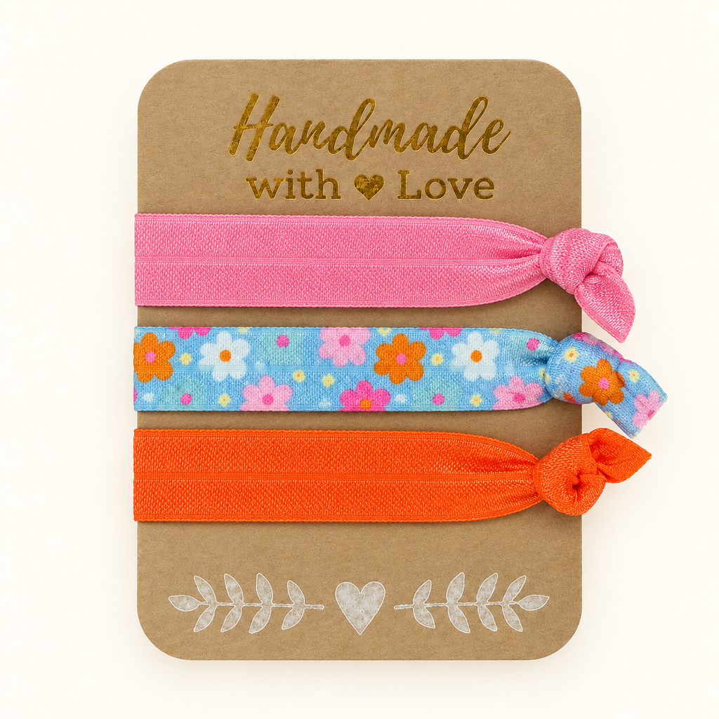 Haarbänder-Sets in Orange – bunte Designs | MEA NANI