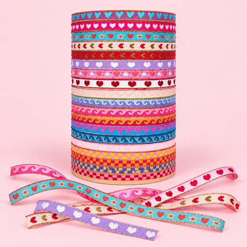 DIY Jacquard Schmuckband Muster | Webband Meterware | Deko- & Nähband