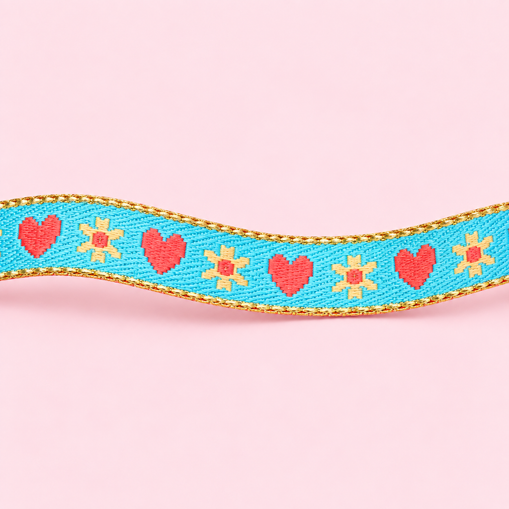 DIY Jacquard Schmuckband Muster | Webband Meterware | Deko- & Nähband