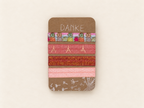 Haarband Sets in Peach, Koralle & bunten Mustern