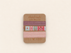 Haarband Sets in Peach, Koralle & bunten Mustern