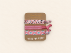 Haarband Sets in Peach, Koralle & bunten Mustern