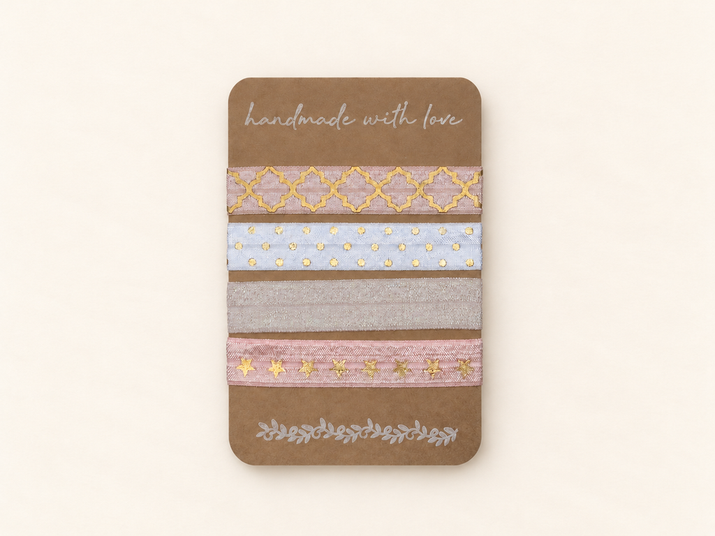 Haarband-Sets Pastell – Rosa, Mint & Muster | MEA NANI
