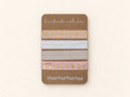 Haarband-Sets Pastell – Rosa, Mint & Muster | MEA NANI