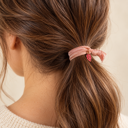 Knot tie Haargummi Peach