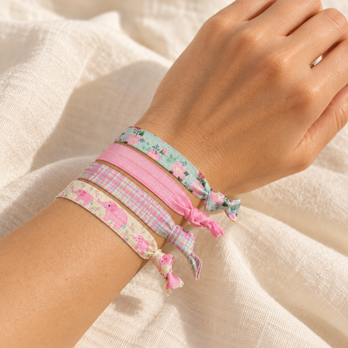 Haarband-Sets Pastell – Rosa, Mint & Muster | MEA NANI